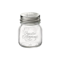 Side view of Quattro Stagioni 5 oz. Jar with Salt & Pepper Lid (Set of 2)