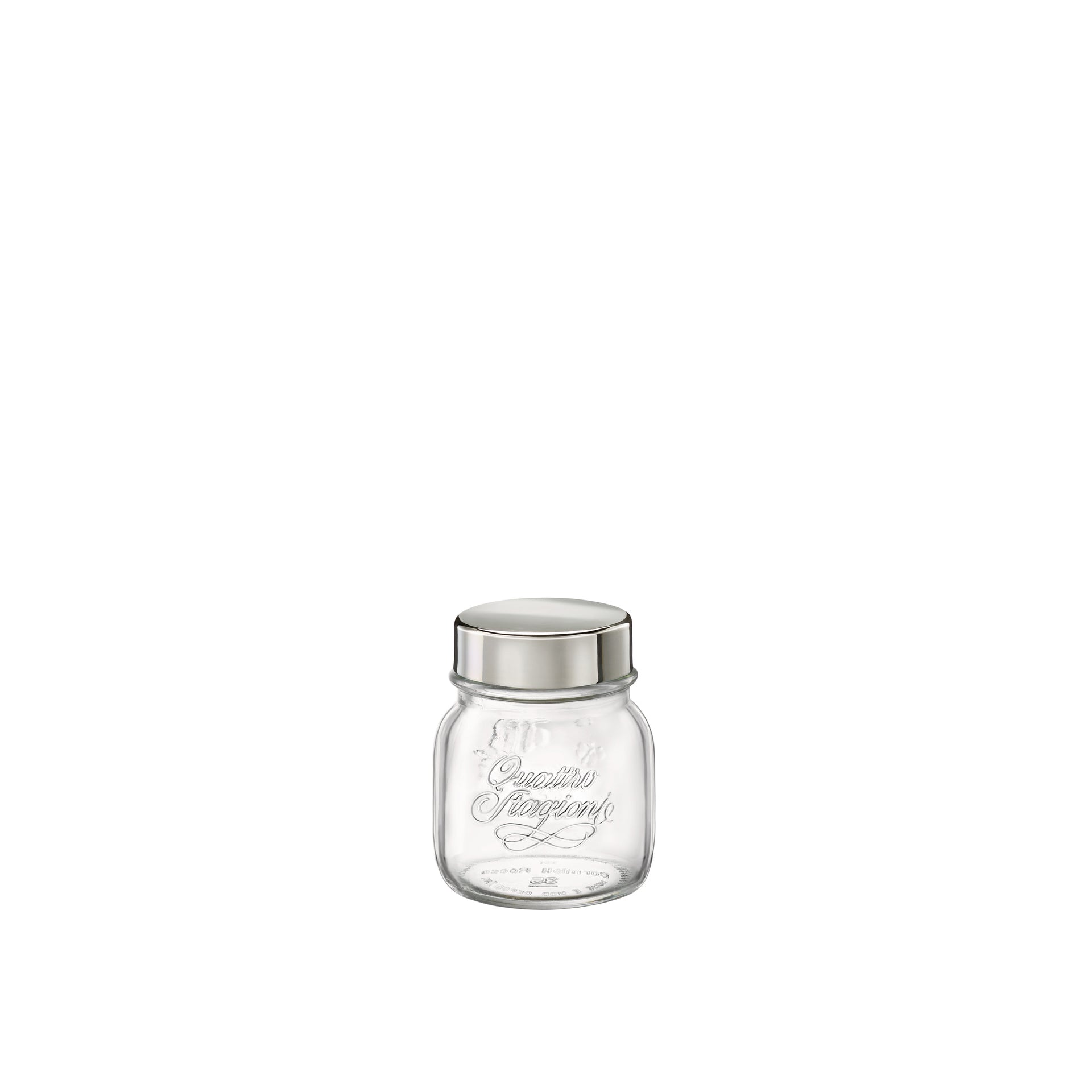 Bormioli Rocco Quattro Stagioni 5 oz. Jar with Stainless Steel Lid (Set of 12)