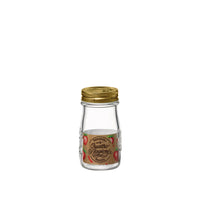 Side view of Quattro Stagioni 6.75 oz. Canning Bottle with Lid (Set of 12)