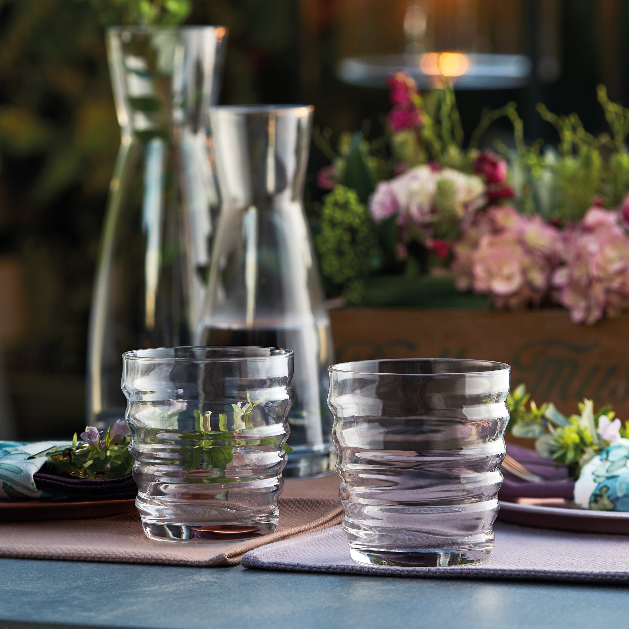 Bormioli Rocco Riflessi 10.25 oz. Water Drinking Glasses (Set of 6)
