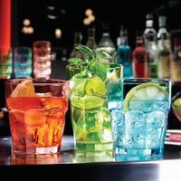 Side view of Rock Bar 9.25 oz. Rocks Stackable Drinking Glasses (Set of 6)
