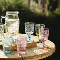Side view of Romantic 16 oz. Cooler Drinking Glasses (Set of 4)