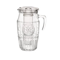 Side view of Romantic 56.25 oz. Carafe with Lid & Ice-Tube (Set of 6)