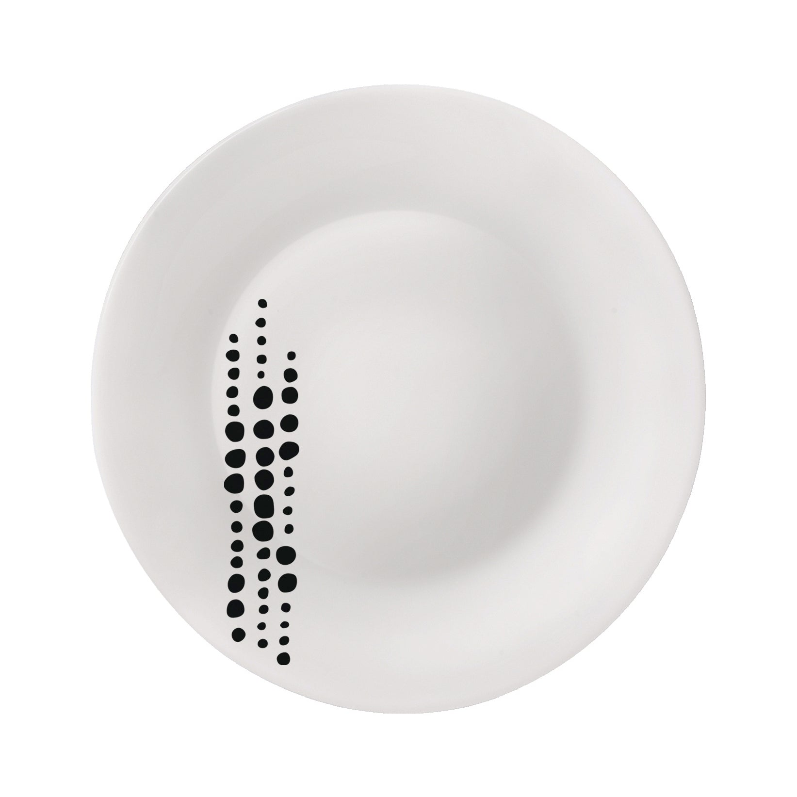 Bormioli Rocco White Moon Botanica 7.75" Opal Glass Dessert Plate, Sfere (Set of 24)
