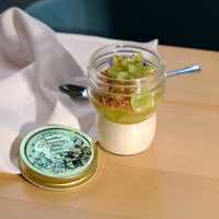Side view of Special Edition Quattro Stagioni 9.25 oz. Stacking Jar (Set of 12)