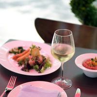 Side view of Restaurant 14.75 oz. White Wine Glasses (Set of 4)