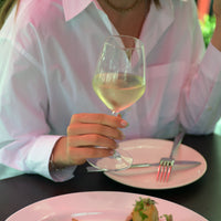 Side view of Restaurant 14.75 oz. White Wine Glasses (Set of 4)
